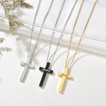 Personalized Engraved Name Cross Necklace - BIingBling.SG