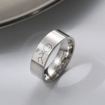 Stainless Steel Lover Couple Ring - BIingBling.SG