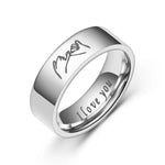 Stainless Steel Lover Couple Ring - BIingBling.SG